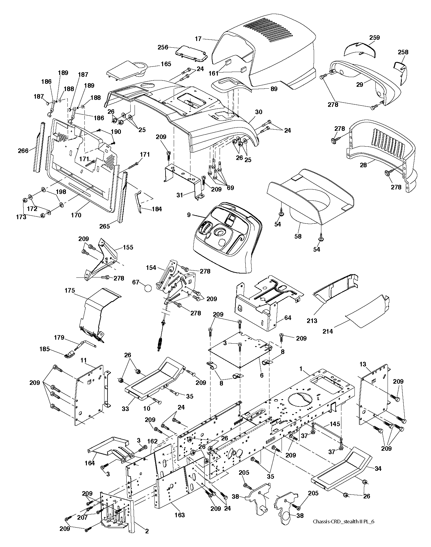 Chassis and appendix 532174620, 583101001, 817060612, 583133601, 532126471, 584463701, 872140608, 532167203, 532167202, 532195647, 596564401, 734117201, 596322601, 532187114, 532179763, 532197364, 532165156, 532182507, 532182508, 596136001, 596030701, 583117401, 532192512, 532175351, 532184340, 532106932, 532142432, 532197366, 532409167, 532194828, 583130001, 532164655, 532180382, 583100901, 532165605, 532181356, 586730701, 596337801, 734117441, 873510600, 583707801, 583100601, 532174662, 532441416, 597000601, 596987401, 819061216, 810071000, 596039001, 532168937, 596564001, 817670508, 817000612, 532187112, 532187111, 532181360, 532161842, 532182885, 583146701, 583146601, 596321701