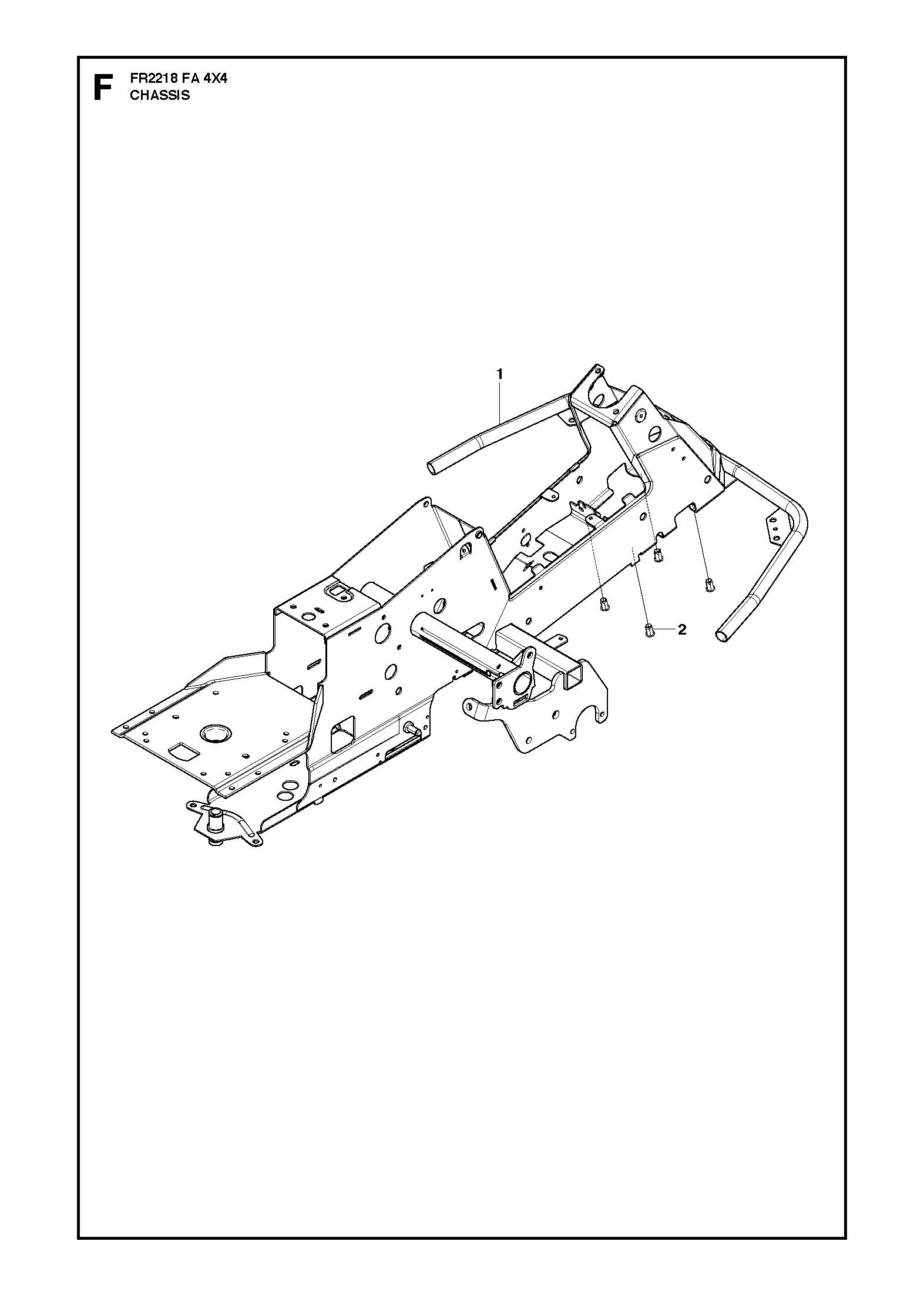 Chassis and appendix 577939102, 506916201