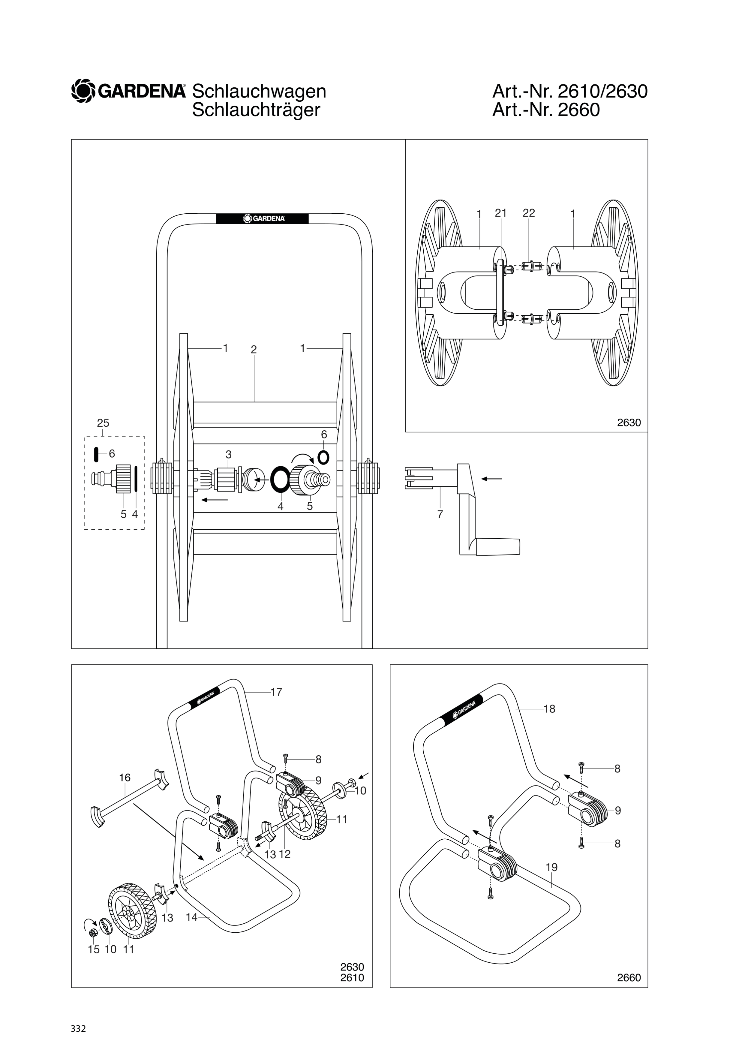  Hose Reel Parts